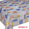 frosting waterproof transparent printed pvc table cloth